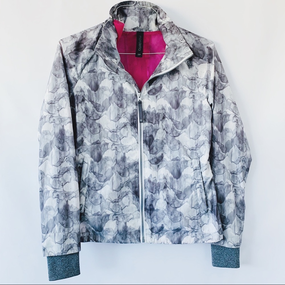 Mondetta Marble Athletic Windbreaker